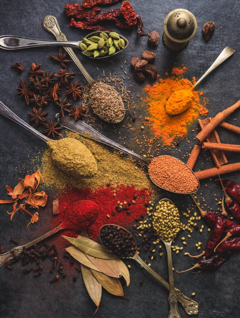 assortiment Toko Lotus wereld specerijen, spices.